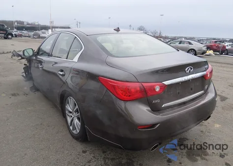 2014 Infiniti Q50 Premium z USA, uszkodzony, nr VIN JN1BV7AR8EM695587